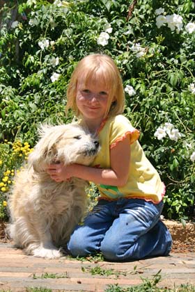 Mikayla loves all the animals on the Farm