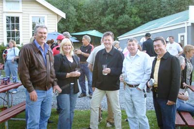 After judging is finished we all get together to socialize