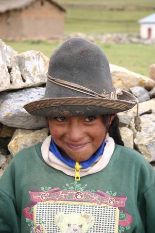 A child living at one of the co-ops A child living at one of the co-ops